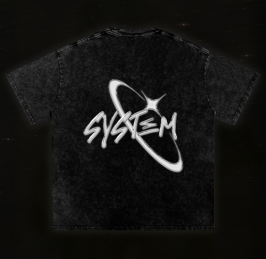 SYSTEM Cosmos Acid Wash Tee