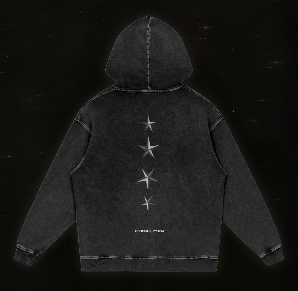 EJ Starfall Acid Wash Hoodie