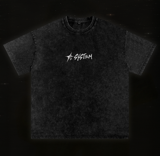 SYSTEM Cosmos Acid Wash Tee